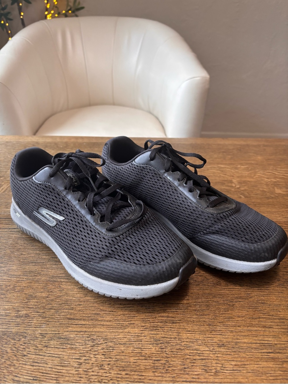 Skechers Arch Fit Men’s Golf Shoes Size 11.5 Black Spikeless
